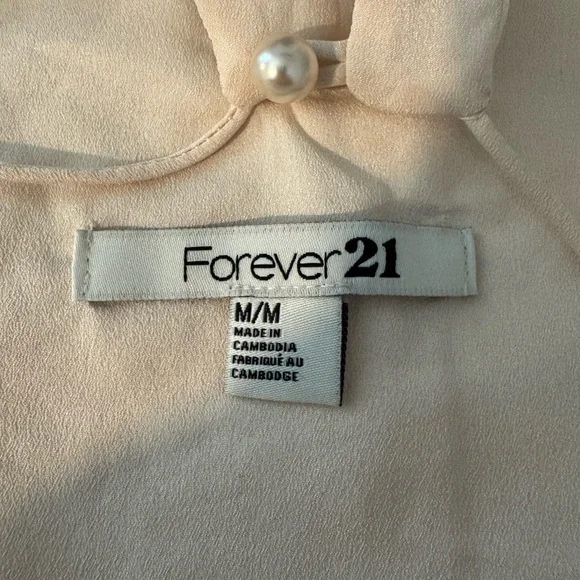 Forever 21 Cream Layered Top - Picture 5 of 6